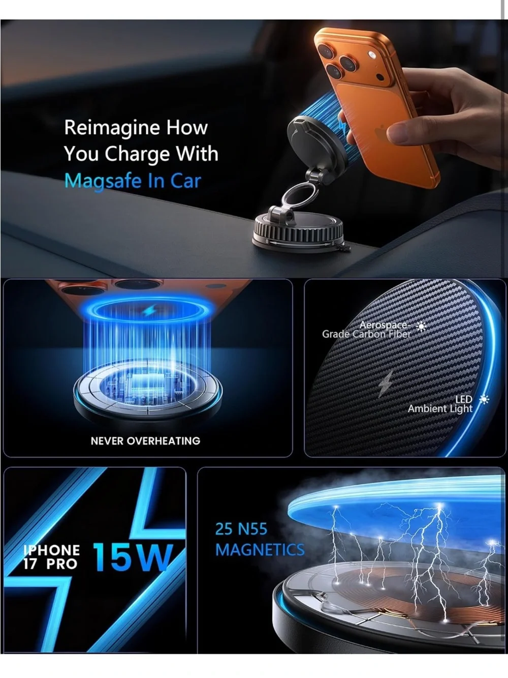 MagSafe mount charger